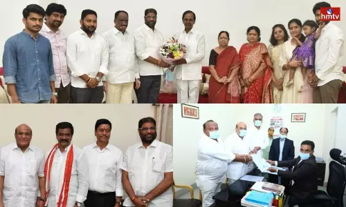 Rajya Sabha Candidates Thanked CM KCR at Pragati Bhavan | TS News