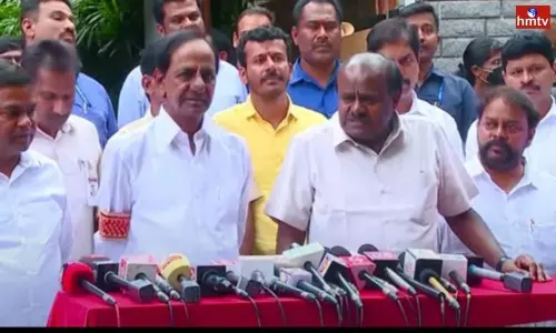 Sensational Announcement by CM KCR in Bengaluru