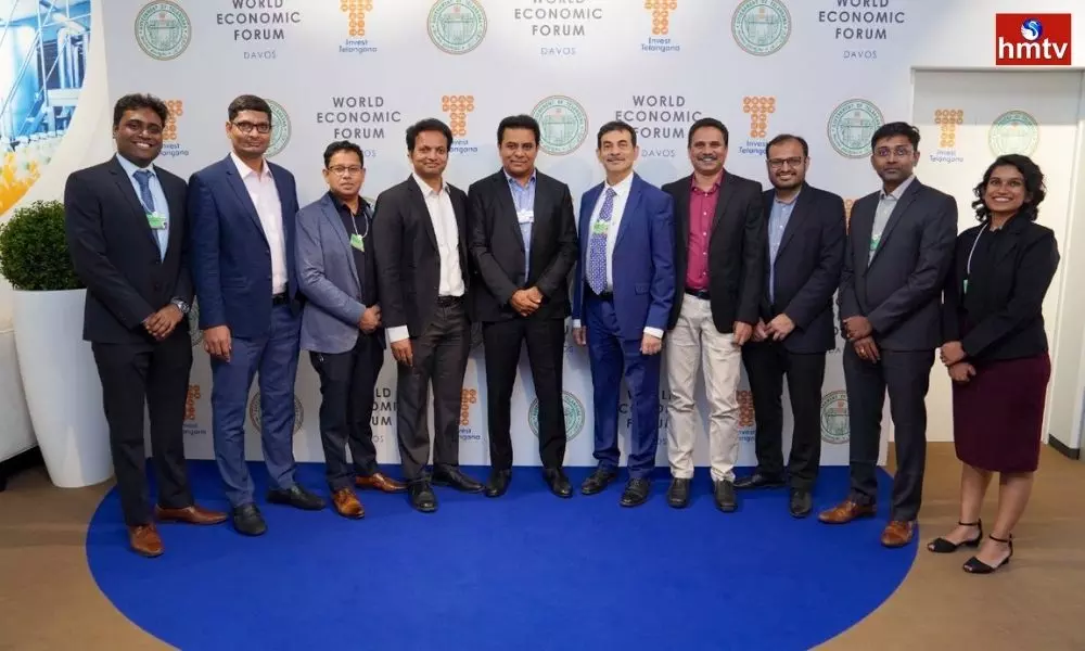 KTR Wraps up Davos Trip, Brings Over Rs 4200 Cr Investments