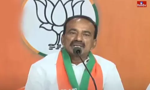 Etela Rajender Fire On CM KCR