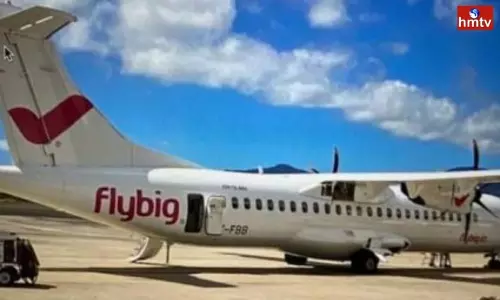 Technical Issue In Flybig Airliner At Shamshabad Airport | Hyderabad News
