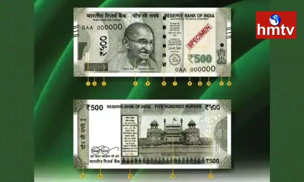 RBI Guidelines how to Identify Fake 500 RS Currency Note