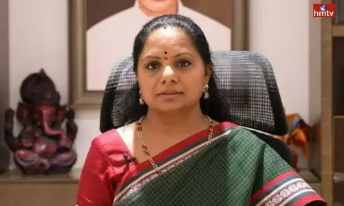 TRS MLC Kavitha Fires on BJP