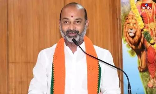 Bandi Sanjay  Praja Sangrama Yatra Postponed | TS News