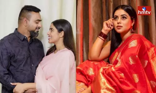 Actress Poorna Introduced her Fiance Actress Poorna Introduced her Fiance
