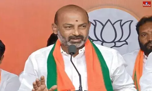 BJP Chief Bandi Sanjay Challenge to TRS and MIM | TS News