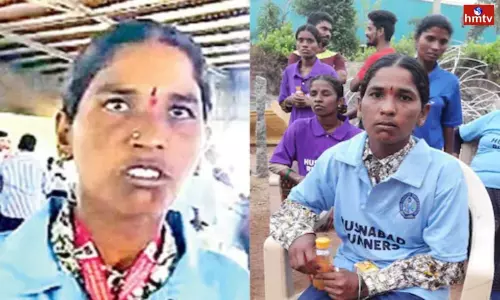 Woman Farmer Participated in 5K Running Race