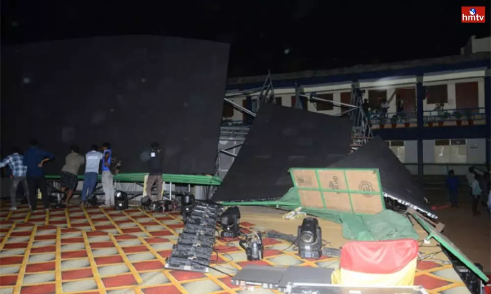 Stage Collapse in Virata Parvam Trailer Launch Event