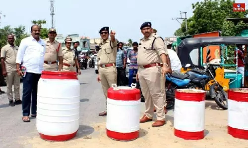 Security has Been Beefed up on all Routes Entering the Konaseema District