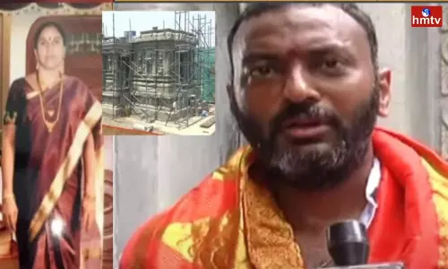 Son Built Temple For His Mother in Cheemalavalasa