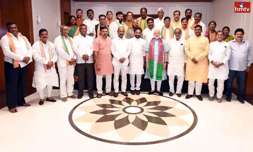 Prime Minister direction in Delhi for the Hyderabad Corporators