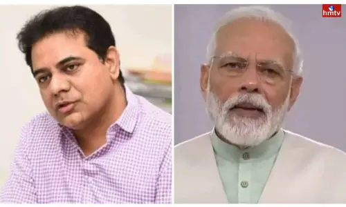 KTR Open Letter to PM Modi on Providing Jobs KTR Open Letter to PM Modi on Providing Jobs