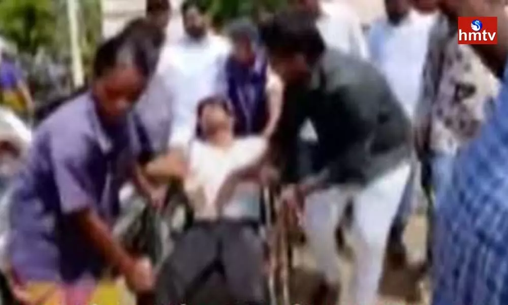 YCP Leaders Attack on TDP Counselor in Tadipatri