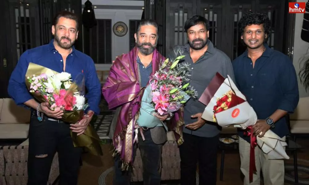 Kamal Haasan Honoured By Chiranjeevi and Salman Khan After Success of Vikram