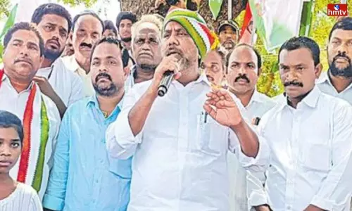 Congress Leader Bhatti Vikramarka Mahapadayatra in Khammam