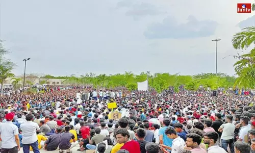 Students of IIIT Basara Continue Protest