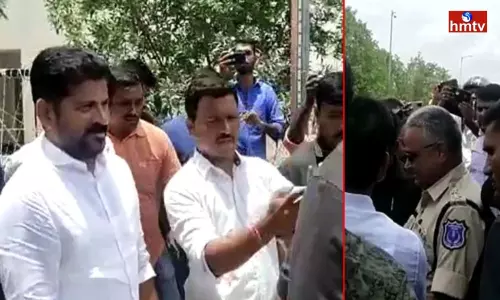 TPCC Chief Revanth Reddy Arrest