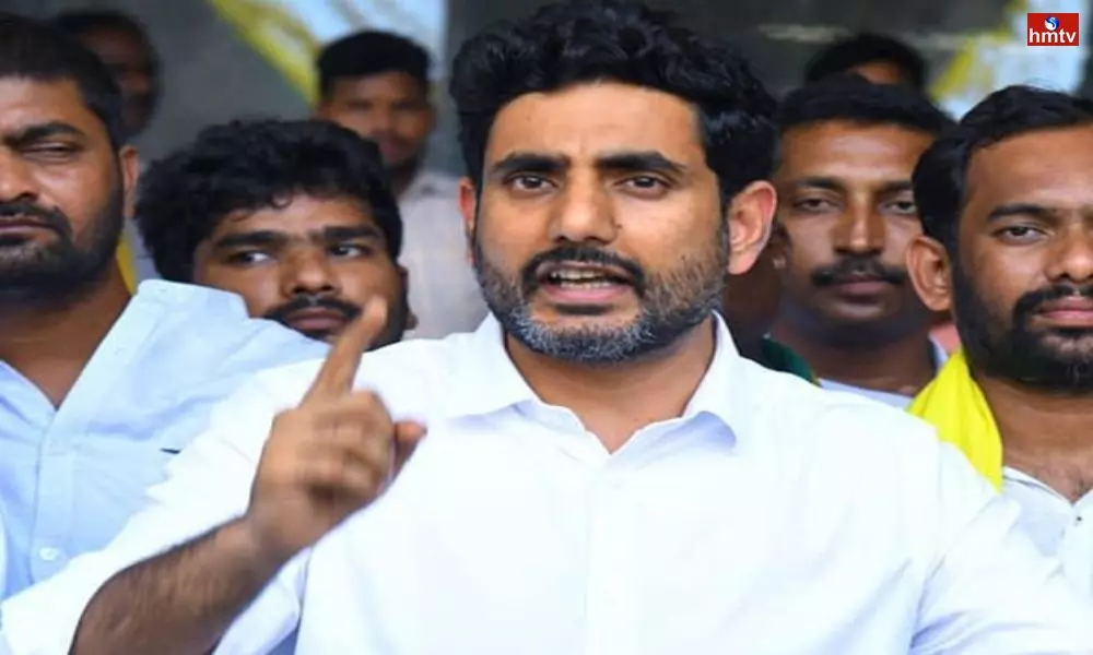 Nara Lokesh Fires on YCP Government