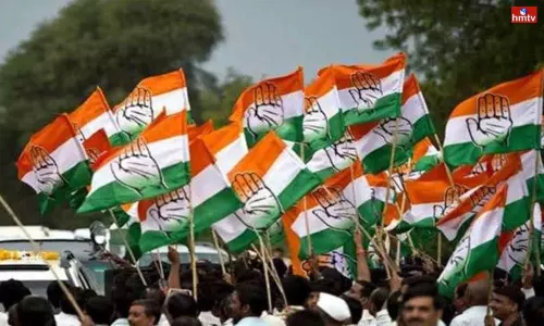 Congress Satyagraha Deeksha At Gandhi Bhavan Today