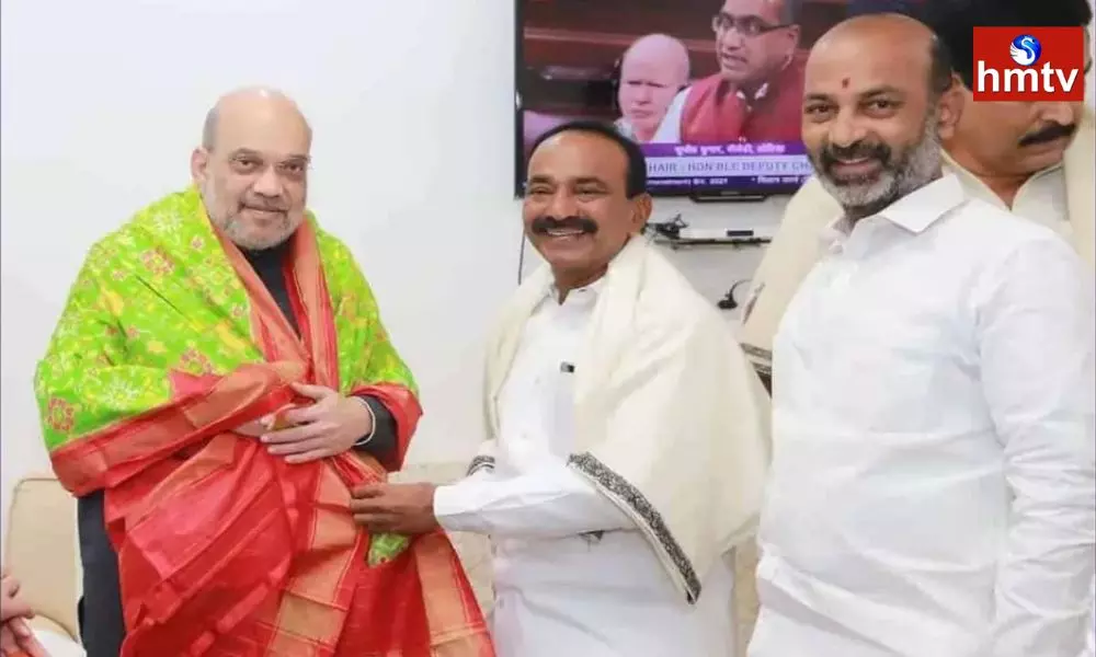 Etela Rajender Meets Amit shah