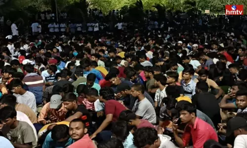 Basara IIIT Students Are Jagarana Deeksha