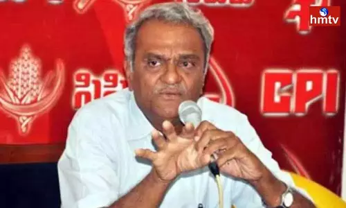 CPI Narayana Lauded the Struggle of Basara Students CPI Narayana Lauded the Struggle of Basara Students