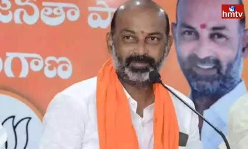 Security Tightened for Telangana BJP Chief Bandi Sanjay