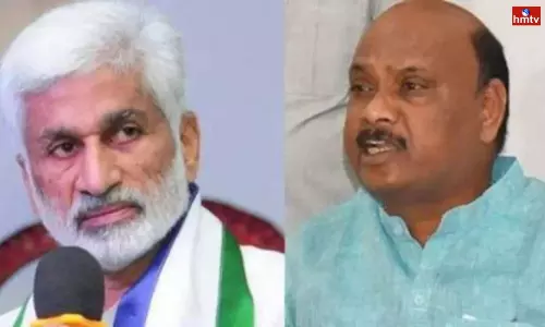 Ayyanna Patrudu Open Challenge to MP VijayaSai Reddy