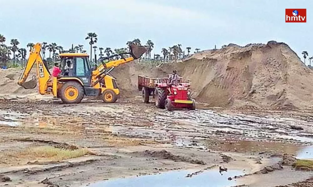 Illegal Sand Mining on the Antarvedi Coast of Konaseema District