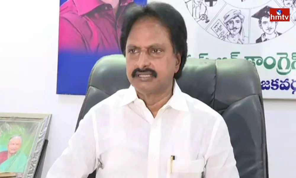 State President of the YCP Trade Union Gautham Reddy, Fired at the Center
