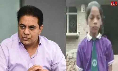 KTR Promised To Help Bihar Handicapped Girl Priyanshu Kumari