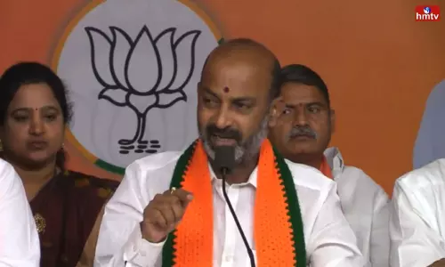 Bandi Sanjay Says KCR Does Not Want to Develop Telangana