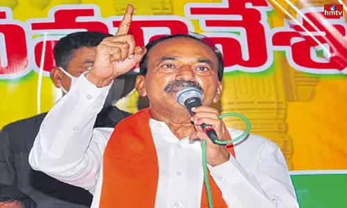 Etela Rajender Fire On CM KCR
