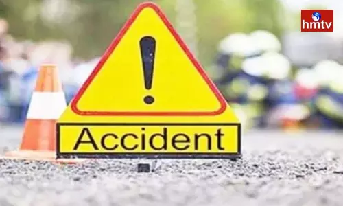 Accident Near Annareddypalem, Nellore District