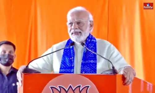 PM Narendar Modi started his speech in Telugu