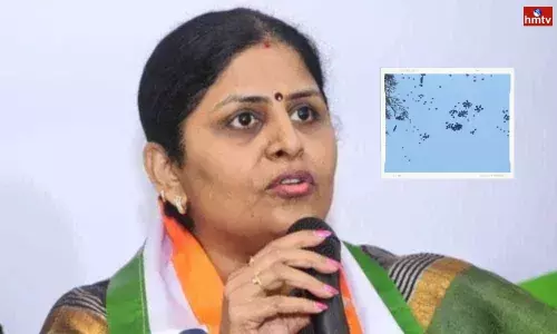 Police Arrested Congress Leader Sunkara Padmasri Police Arrested Congress Leader Sunkara Padmasri