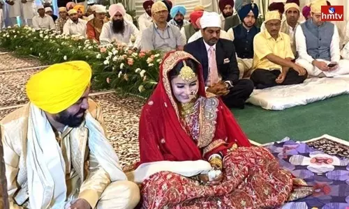 Punjab CM Bhagwant Mann got Married Punjab CM Bhagwant Mann got Married