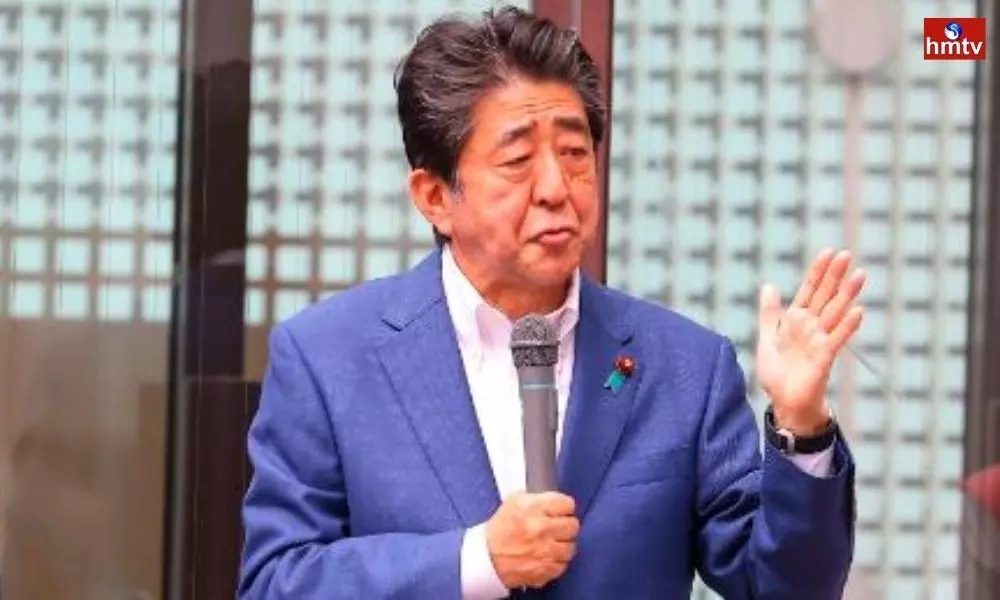 Japan Ex PM Shinzo Abe Shot at During Speech
