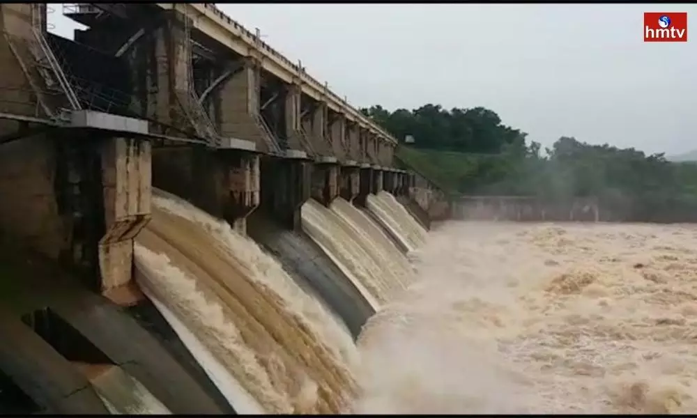Water Flow in Kinnerasani Project | TS News