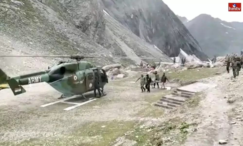 Indian Army Continues Rescue Operation in Amarnath