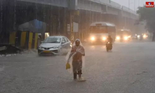 Heavy Rain Forecast in 9 Districts of Telangana Heavy Rain Forecast in 9 Districts of Telangana