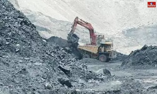 Coal Production Affected in Singareni Mines due to Rains Coal Production Affected in Singareni Mines due to Rains