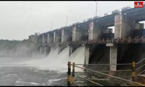 Kamareddy district Koulas Nala project heavily flooded