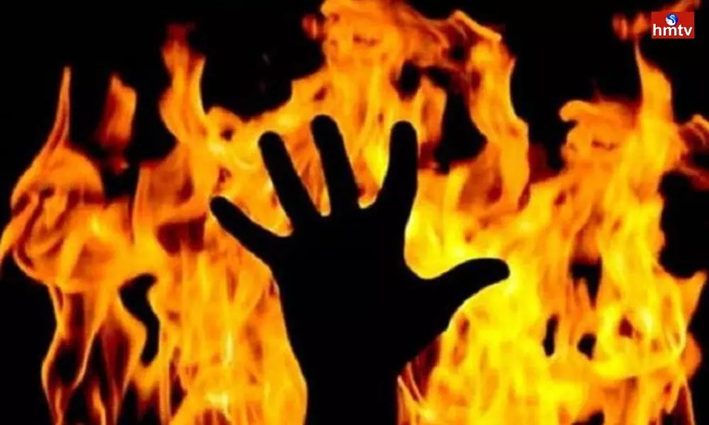 The Father Poured Kerosene on His Younger Son and Set Him on Fire