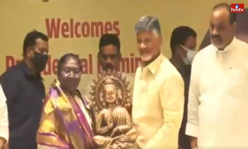NDA Presidential Candidate Draupadi Murmu is visits Andhra Pradesh