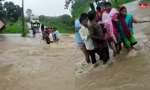 Heavy Rains In Adilabad District Heavy Rains In Adilabad District