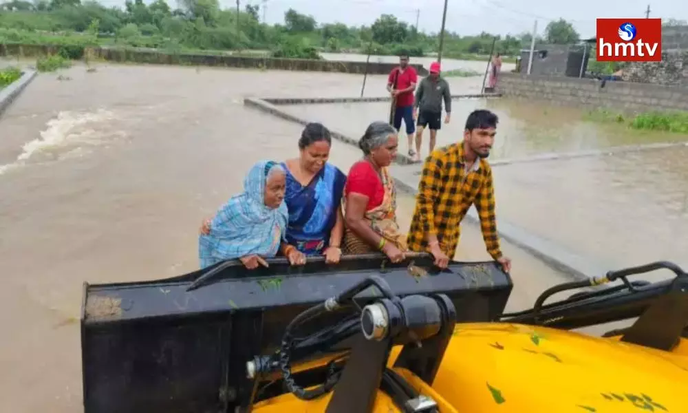 Floods Increase in Karimnagar District