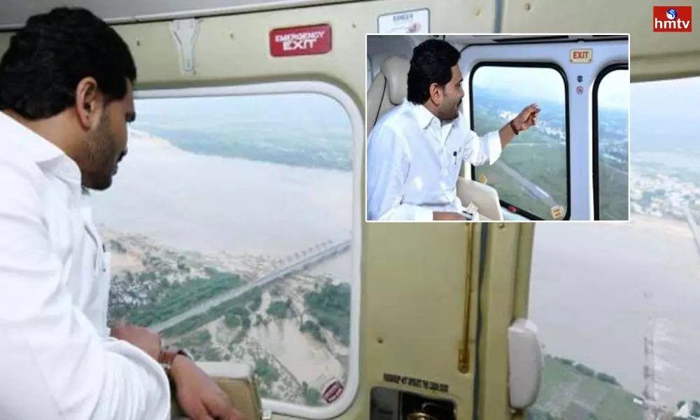 Aerial Survey of CM Jagan in Flood Affected Areas Today