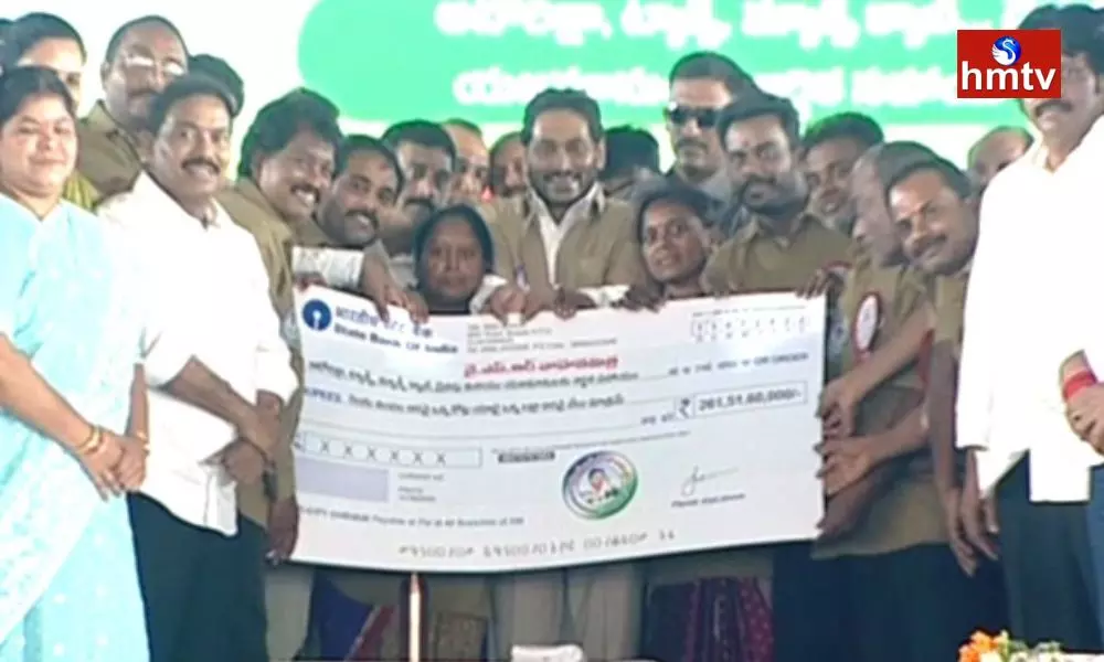 CM YS Jagan Launched YSR Vahana Mitra Scheme For the Second Phase