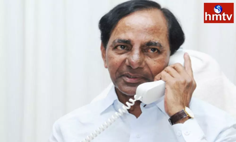 CM KCR Phone Call to National Parties Over Parliament Session